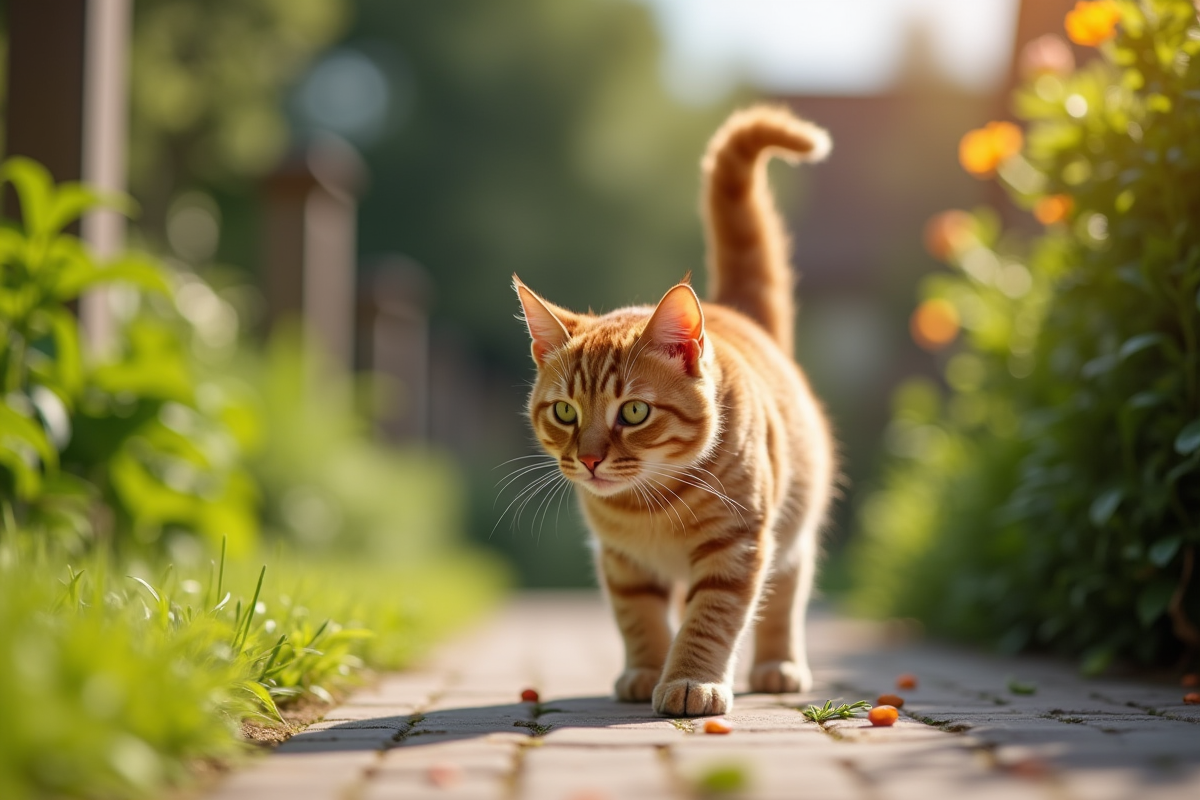 chat extérieur